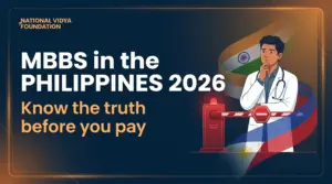 MBBS in the Philippines 2026 — know the truth before you pay. National Vidya Foundation.